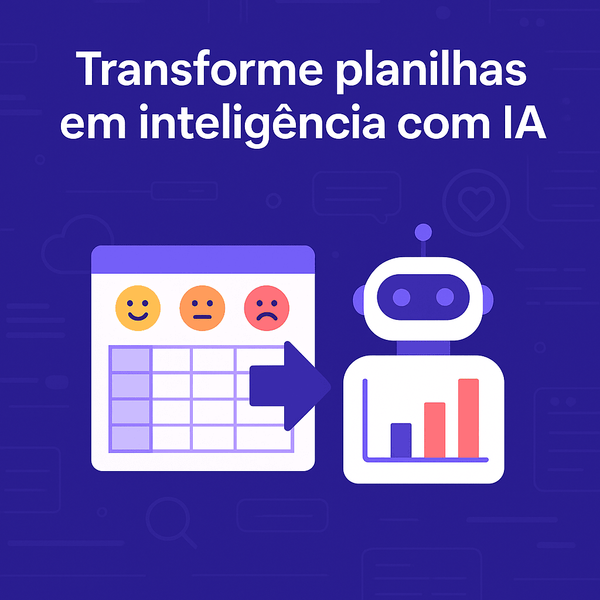 Importe avaliações de outras fontes via CSV e ganhe superpoderes de análise com IA